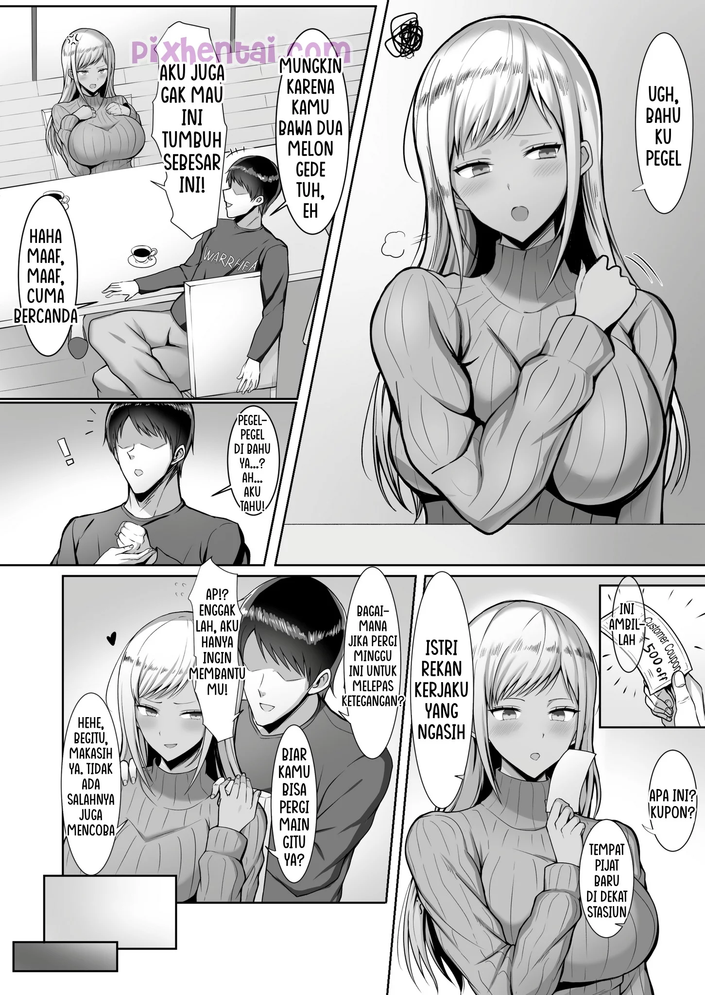 Komik hentai xxx manga sex bokep A Housewifes Deep Massage 2